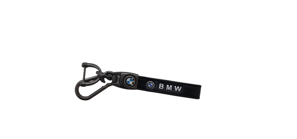Leather and Metal Automotive Keyring with Emblem for BMW Vehicles – Inch Autos