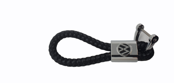 Volkswagen keychain leather weave straps keyrings – Inch Autos