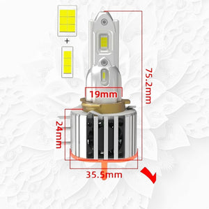 2015 to 2018 Hi Beam H15 Low Beam H7
