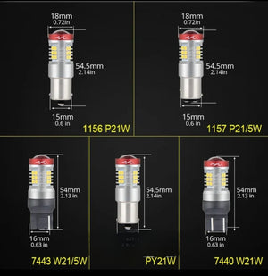 reversing bulb w16w set