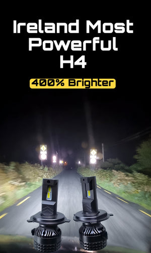F60 350% Brighter Hi Beam Low Beam H4 set 120w