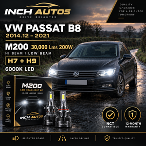 M200 30,000 Lms 200w  Hi Beam Low Beam  H7 and H9  Canbus no errors