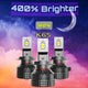 K65 140W CANBUS NO ERRORS H7X 4 Hi Beam Low Beam