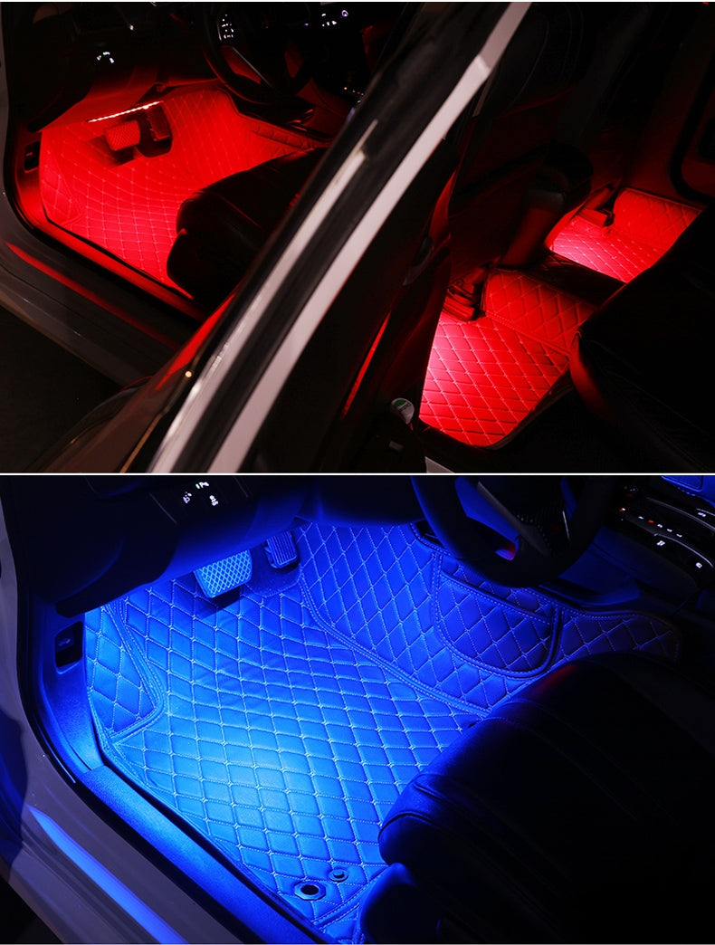 Speclux LED Auto Innenbeleuchtung, 72 LED Auto Streifen Licht LED