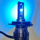 H4 Blue Yellow White 40w