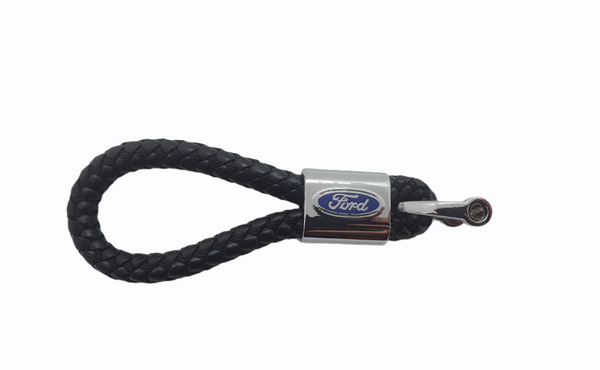 Ford keychain leather weave straps keyrings – Inch Autos