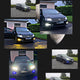 interchangeable led Fog lights with  3 Different colours 55w