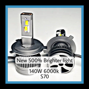 S70 Hi Beam Low Beam H4