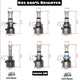VW 2007 TOUAREG  (2003.01 - 2010.05) low beam H7 Hi beam H9